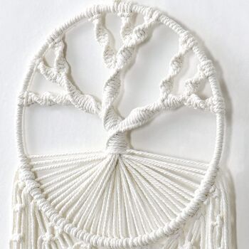 Tree Of Life Dream Catcher Macrame Wall Hanging, 7 of 7