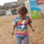 Personalised Name Pastel Striped Tee, thumbnail 2 of 2