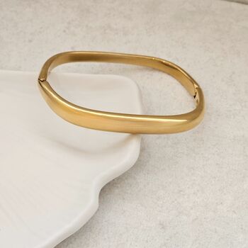 Square Gold Bangle, 2 of 7