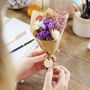 Personalised Teacher Token Dried Flower Posy, thumbnail 1 of 10