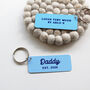 The Year You Became My Daddy Personalised Keyring, thumbnail 7 of 7