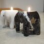 Personalised Marble Elephant T Light Candle Holder, thumbnail 4 of 8