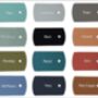 Personalised Recycled Leather Glasses Stand With Suede, thumbnail 4 of 12