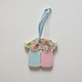 Wooden Flowers Hanging Decoration Birthday Gift Idea, thumbnail 3 of 10