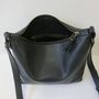 Fair Trade Classic Leather Shoulder Cross Body Handbag, thumbnail 10 of 10