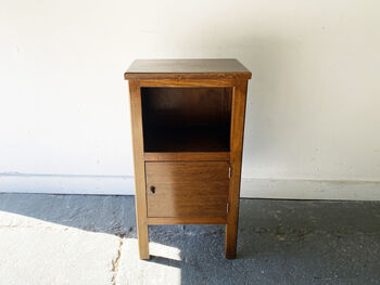 1930’s Vintage Mid Century Bedside Cabinet, 2 of 10