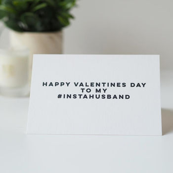 Insta Husband Funny Valentines Day Card, 4 of 4