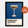 Espresso Martini Print, thumbnail 2 of 7