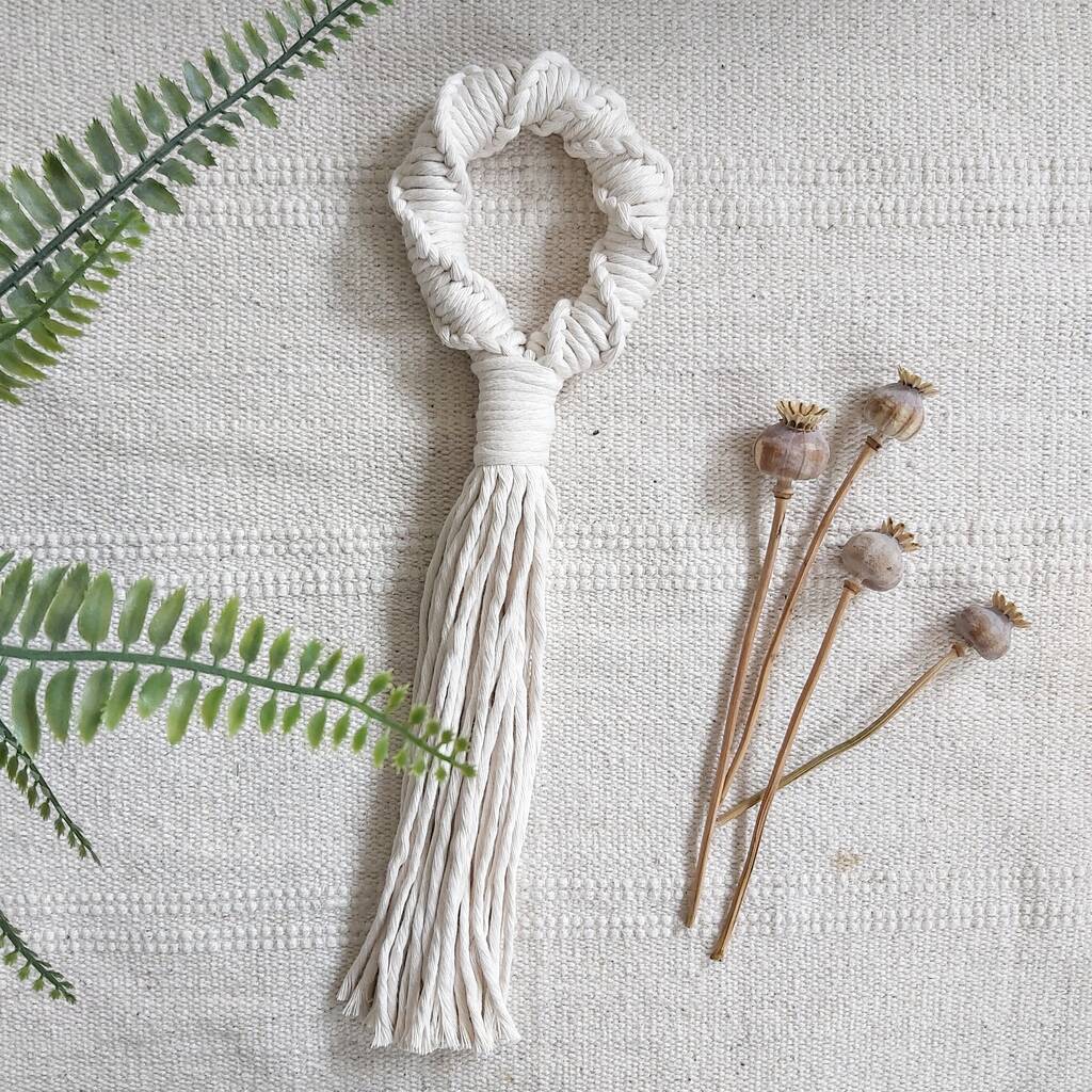 Macrame Oversized Door Tassel By Rocket and Pearl | notonthehighstreet.com