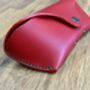 Personalised Red Leather Glasses Case, thumbnail 12 of 12