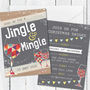 Personalised 'Jingle And Mingle' Party Invites, thumbnail 1 of 1