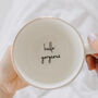 Hidden Message Mug Christmas Gift You Are Gold, thumbnail 7 of 10