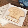 Football Shirt Birthday Money Voucher Holder Gift Card, thumbnail 1 of 2