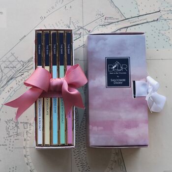 Chocolate Library Gift Box With A Pink Cloud Design, 3 of 12