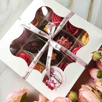 Vegan Chocolate Roses, Artisan Handmade Flowers Gift, 6 of 9