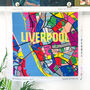 Liverpool City Map Tapestry Kit, thumbnail 2 of 7