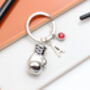 Silver Boxing Personalised Keyring, thumbnail 5 of 11