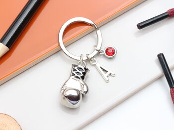 Silver Boxing Personalised Keyring, 5 of 11