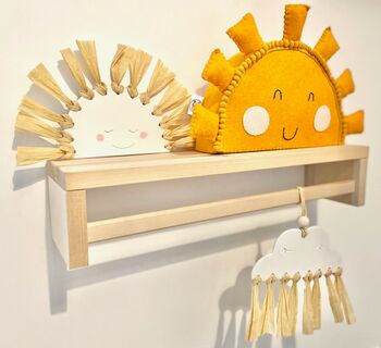 Felt Half Sun Decoration, 4 of 7