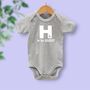 Personalised Alphabet Baby Body Vest, thumbnail 1 of 11