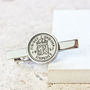Personalised 1928 To 1967 Sixpence Tie Slide, thumbnail 2 of 9