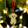 Labrador Puppy Christmas Tree Decoration, thumbnail 1 of 7