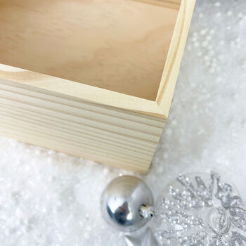 Personalised Traditional Santa Christmas Eve Box Five Sizes, 4 of 8