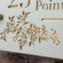 Personalised Floral Design House Sign Acrylic, thumbnail 2 of 5
