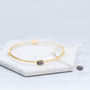 Crushed Diamond Silver And Gold Plated Stacking Bangle, thumbnail 1 of 5