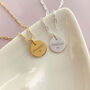 Silver Paper Clip Necklace With Personalised Disc 18'', thumbnail 4 of 4