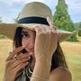 Sterling Silver Beaded Chain Bracelet Ring, thumbnail 2 of 5