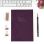 'My Goals Insha 'Allah Rose Gold Foiled Notebook, thumbnail 2 of 3