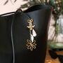 Bee And Pearl Keyring And Bag Charm, thumbnail 1 of 4