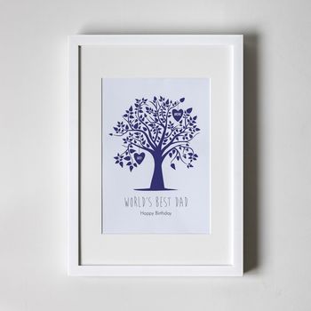 Personalised Art Print, Family Tree Design, 8 of 8