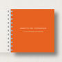 Personalised Little Orange Notebook, thumbnail 1 of 4