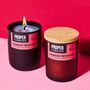 Strawberry Protein Shake Scented Soy Wax Candle, thumbnail 1 of 9