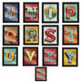 Framed Alphabet Pop Art Style Jigsaw, thumbnail 6 of 8