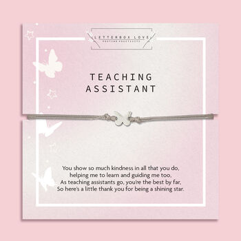 Teaching Assistant Thank You Bracelet, 6 of 7