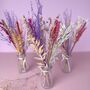 Small Colourful Dried Flower Bunch With Vase, thumbnail 1 of 3