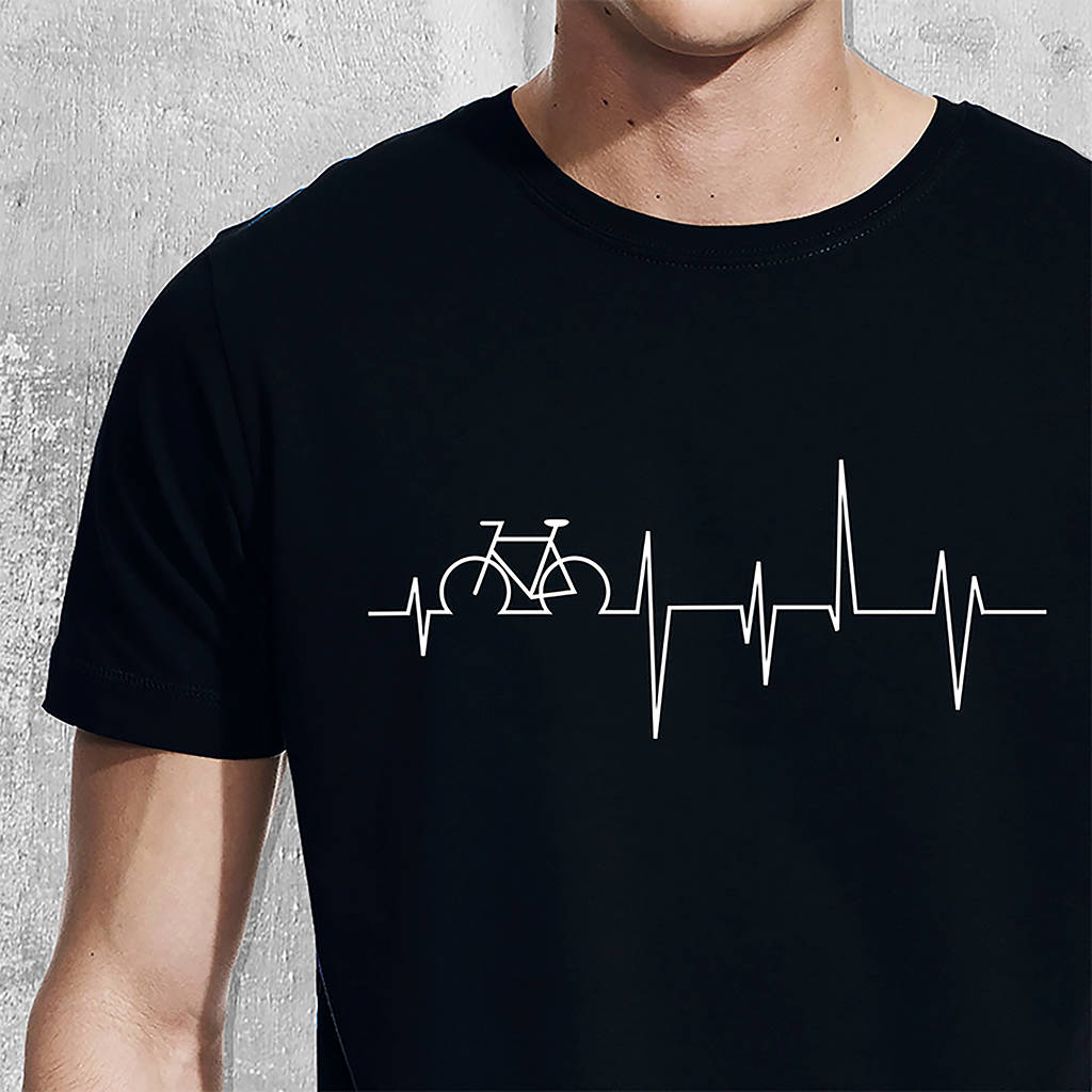 personalised heartbeat hobby t shirt by a piece of | notonthehighstreet.com