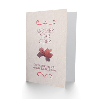 Joke Another Year Older Sympathy Funny Birthday Card, 2 of 4