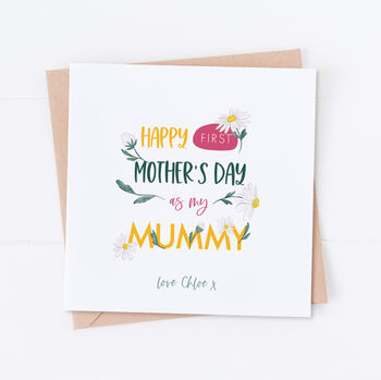 First Mother's Day As My Mummy Mother's Day Card, 3 of 4
