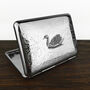 Swan Cigarette Case Or Silver Card Case, thumbnail 1 of 3