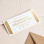Just For You Foiled Gift Voucher, thumbnail 4 of 5