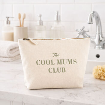 Personalised Makeup Travel Bag Gift For Mum Cool Mums Club, 2 of 6