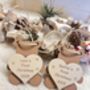 Baby's First Christmas Gift Box, Teddy Christmas Tree Ornament For Baby, thumbnail 2 of 10