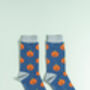 Halloween Pumpkin Bamboo Socks, thumbnail 5 of 7