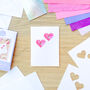 Card Making Kit Mini Love Hearts | Iris Folding, thumbnail 4 of 5