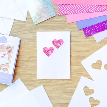 Card Making Kit Mini Love Hearts | Iris Folding, 4 of 5