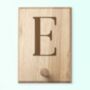 Personalised Monogram Wooden Peg Hook, thumbnail 2 of 6